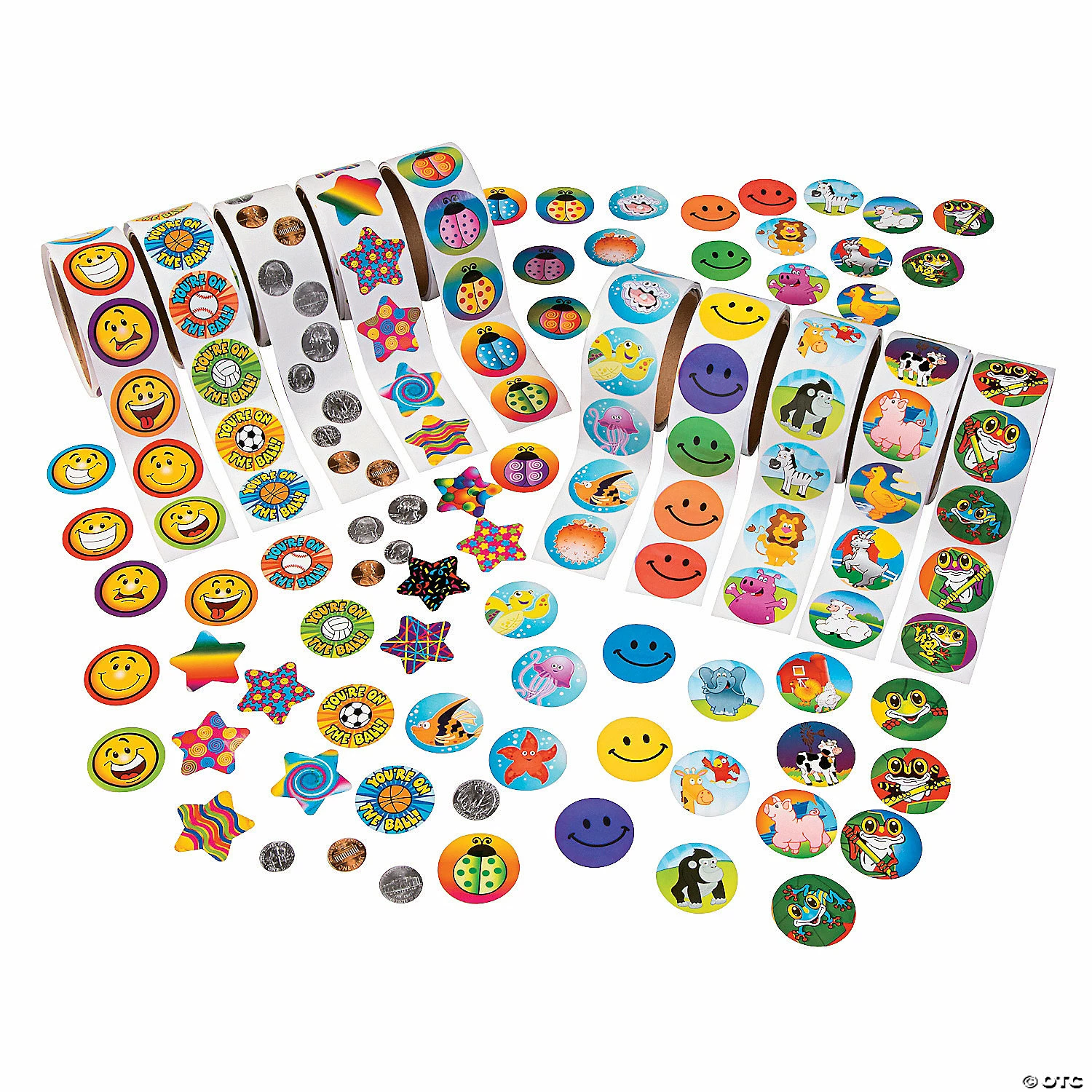 Buy 👏 Super Rolls of Stickers Assortment - 1000 Pc. 😉