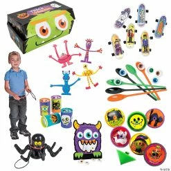 Brand new ⭐ Trunk-or-Treat Deluxe 🧛 Halloween Games & Prizes Kit - 267 Pc. 🎉